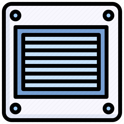 Ventiltion, air, conditioner, fan, technology, electronics icon - Download on Iconfinder