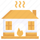 house, flame, home, heating, buildings