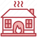 house, flame, home, heating, buildings