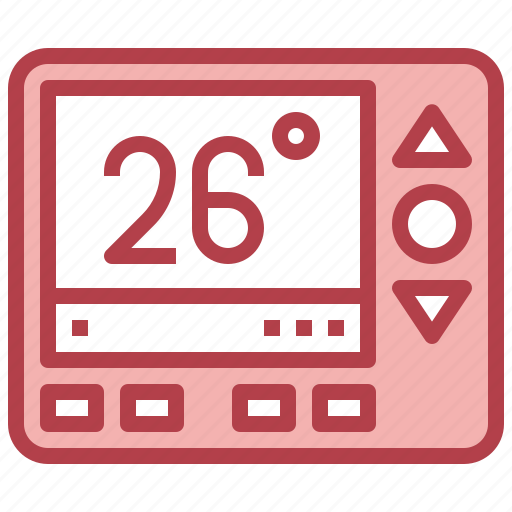 Thermostat, temperature, control, air, conditioner, technology, cooling icon - Download on Iconfinder