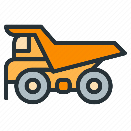 Construction, dump, machinery, mining, truck icon - Download on Iconfinder