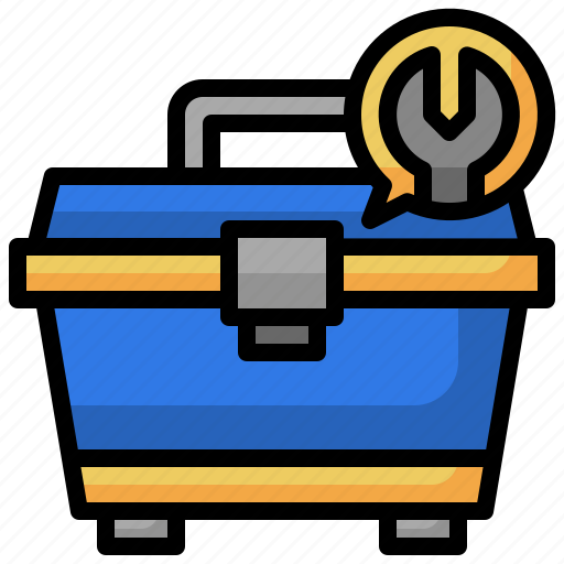 Toolbox, repair, tool, hammer icon - Download on Iconfinder