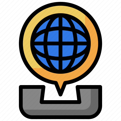 Worldwide, global, communication, support, services, online, earth icon - Download on Iconfinder