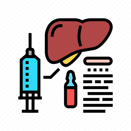 Vaccination, liver, hepatitis, health, problem, cirrhosis icon - Download on Iconfinder