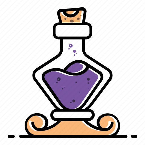 Alcohol, bottle, drink, glass, herb, potion, wine icon - Download on Iconfinder