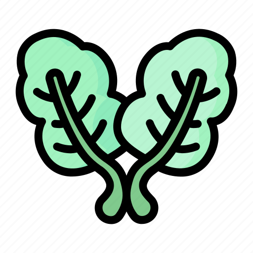 Spinach, organic, fresh, herb, vegetarian icon - Download on Iconfinder
