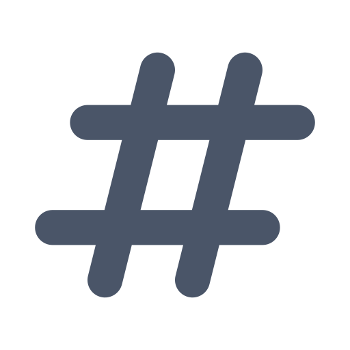 Hashtag icon - Free download on Iconfinder