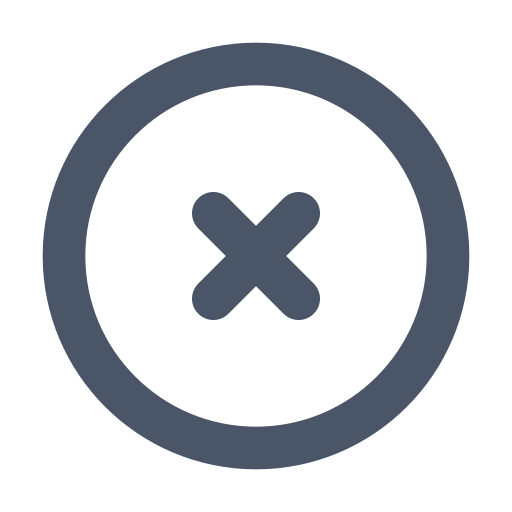 X, circle icon - Free download on Iconfinder