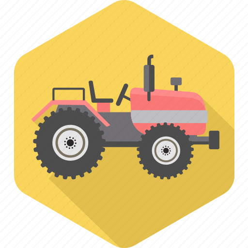 Tractor, agriculture, farm, farming, field, transport, vehicle icon - Download on Iconfinder