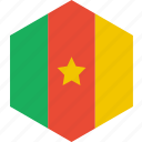 cameroon, country, flag, world