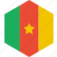 cameroon, country, flag, world 