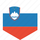 country, flag, slovenia, world
