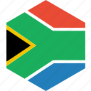 africa, country, flag, south, world