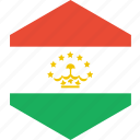 country, flag, tajikistan, world