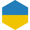 country, flag, ukraine, world