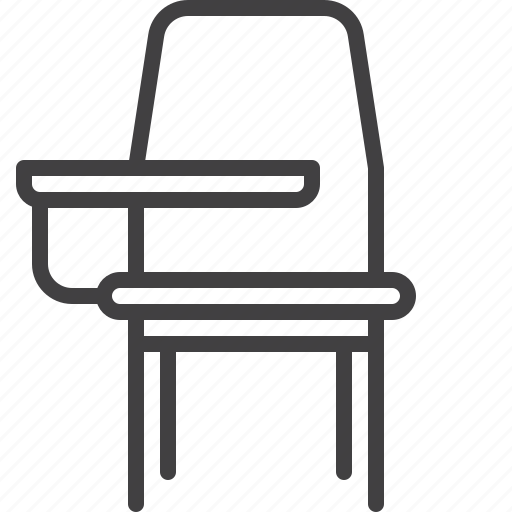 Chair, desk, furniture, school icon - Download on Iconfinder