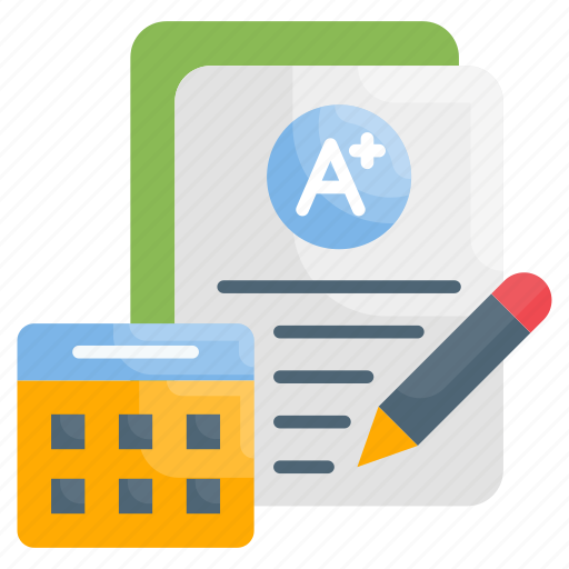 Exam, paper, school, test icon - Download on Iconfinder