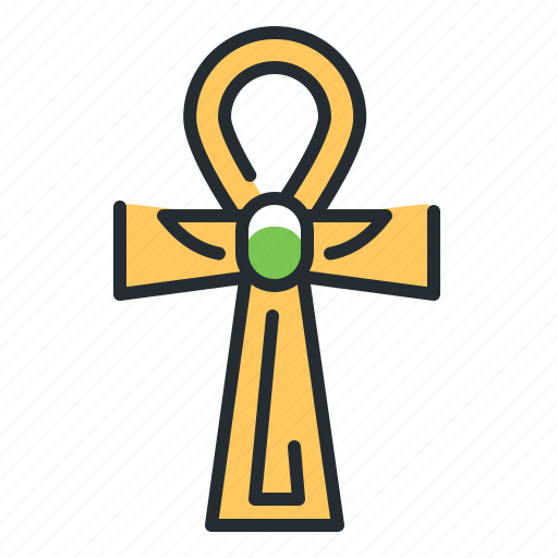 Ankh, sacred, cross, ancient egypt icon - Download on Iconfinder