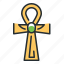 ankh, sacred, cross, ancient egypt 