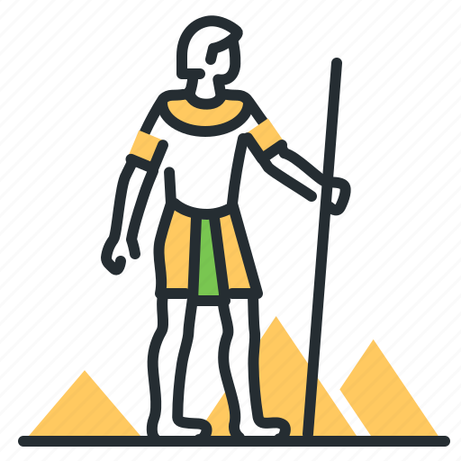 Egyptian, man, pharaoh, ancient egypt icon - Download on Iconfinder