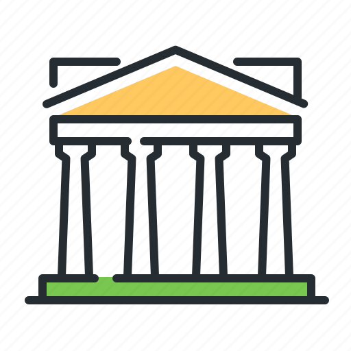Pantheon, temple, ancient rome, landmark icon - Download on Iconfinder