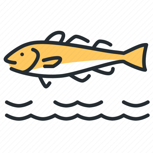 Cod, fish, underwater, swim icon - Download on Iconfinder