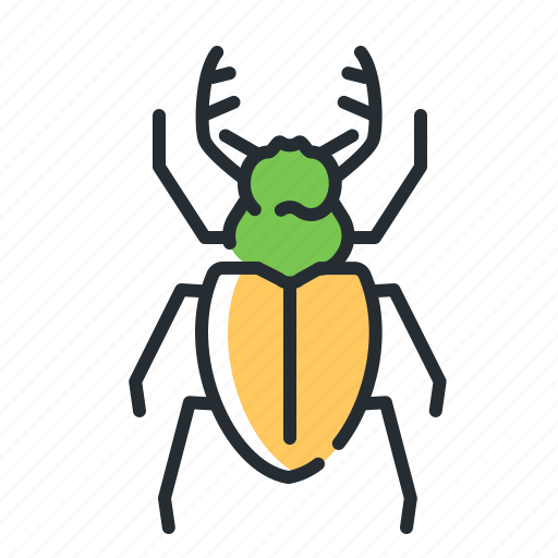 Stag, beetle, insect, forest icon - Download on Iconfinder