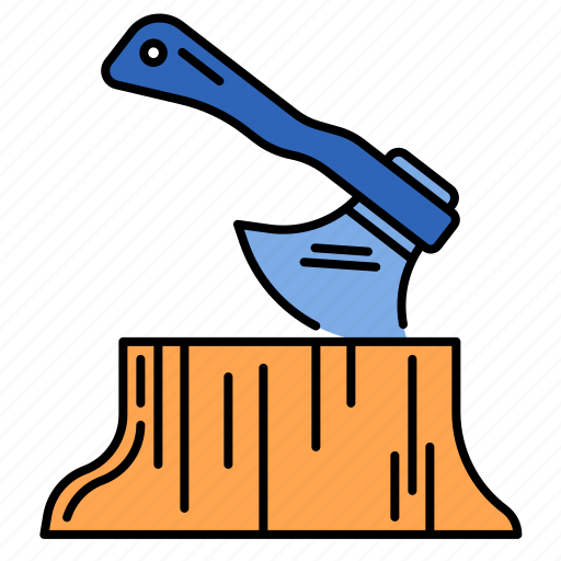 Axe, wood, target, hatchet, throw, stump, timber icon - Download on Iconfinder