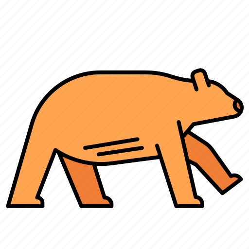 Bear, wildlife, animal, wild, nature, cute, mammal icon - Download on Iconfinder