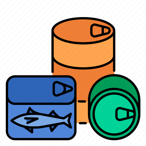 Canned, food, can, tin, metal, aluminum icon - Download on Iconfinder
