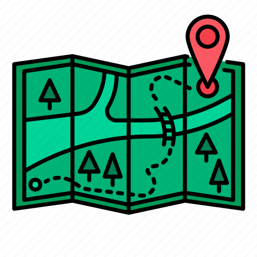 Map, location, pin, navigation, gps, marker, position icon - Download on Iconfinder
