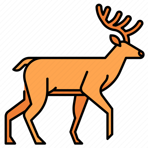 Wildlife, animal, deer, forest, nature, wild, mammal icon - Download on Iconfinder