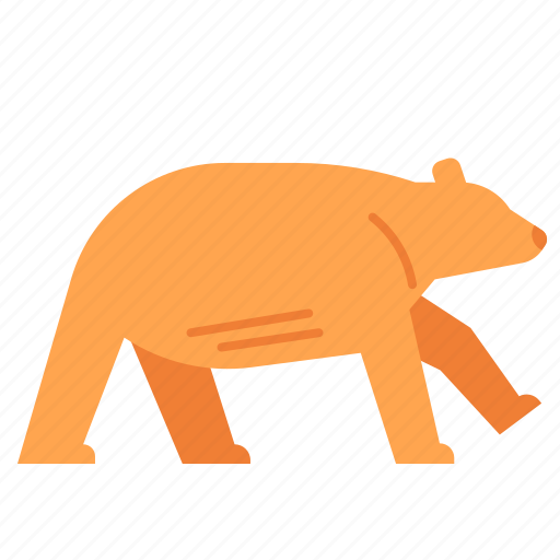 Bear, wildlife, animal, wild, nature, cute, mammal icon - Download on Iconfinder