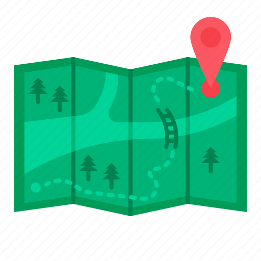Map, travel, location, pin, navigation, pointer, gps icon - Download on Iconfinder