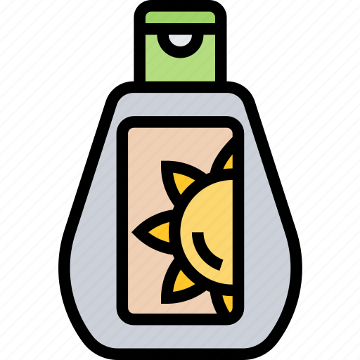 Sunblock, sunscreen, lotion, cosmetic, beauty icon - Download on Iconfinder