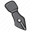 fountain pen, handwriting, pen, pen nib, writing tool 
