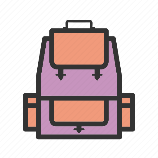 Back, backpack, bag, journey, object, travel icon - Download on Iconfinder