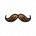 mustache, hipster, retro, vintage, old, style