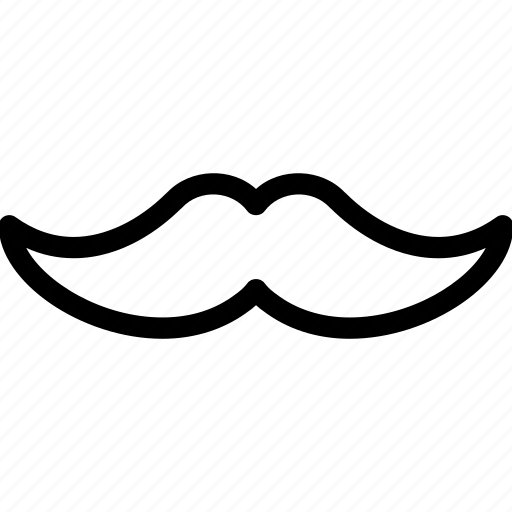 Mustache, creative, grid, hipster, hipster-style, line, shape icon - Download on Iconfinder