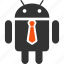 android, boss, chief, droid, management, manager, official 