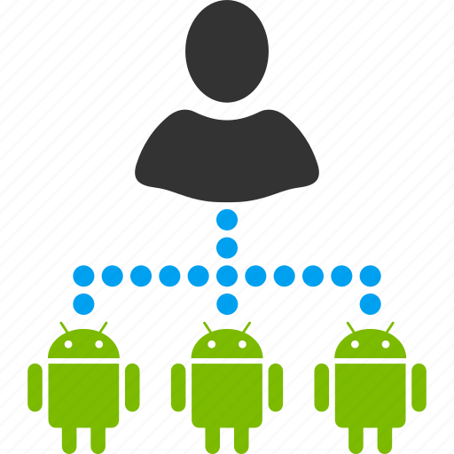 Androids, manage, account, connections, management, manager, network icon - Download on Iconfinder