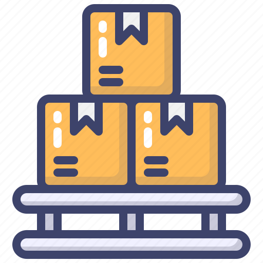 Box, pile, package, courier, delivery icon - Download on Iconfinder