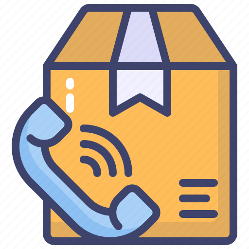 Call, delivery, courier, box, package icon - Download on Iconfinder