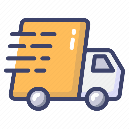 Courier, delivery, fast, truck, shipping icon - Download on Iconfinder