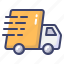courier, delivery, fast, truck, shipping 