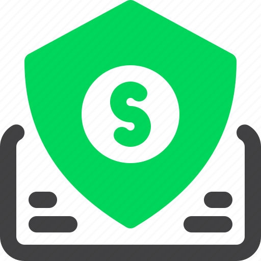 Money, shield, protect, safe, payment icon - Download on Iconfinder