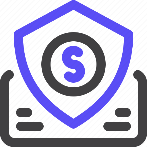 Money, shield, protect, safe, payment icon - Download on Iconfinder