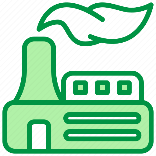 Eco, factory, ecology, green icon - Download on Iconfinder