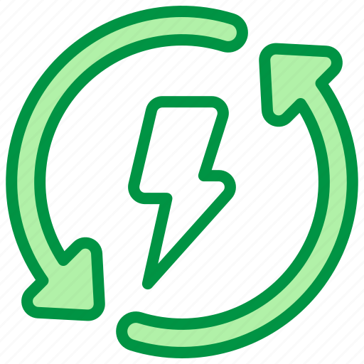 Energy, reuse, ecology, electric, recycle icon - Download on Iconfinder