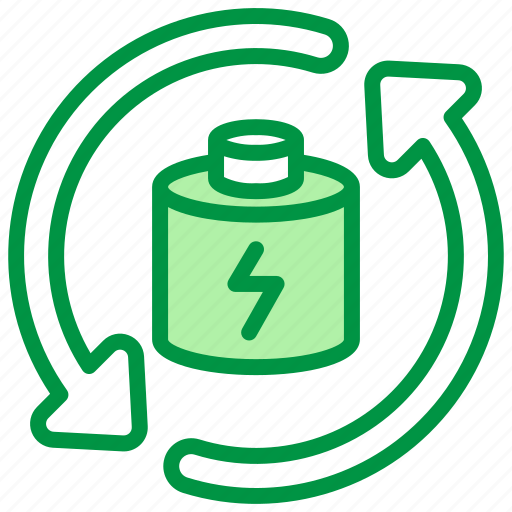 Recycle, battery, eco, ecology, reuse icon - Download on Iconfinder